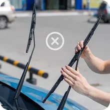 Wiper blade in action