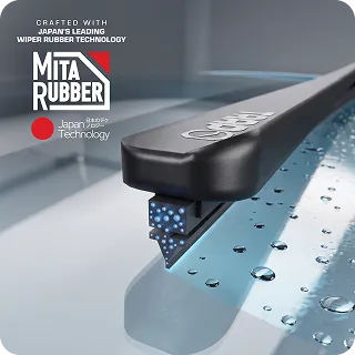 Crafted with MITA Rubber from Japan — silicone technology